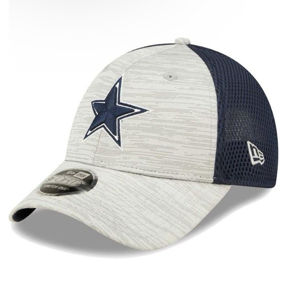 Dallas Cowboys New Era NFL 9Forty Stretch Snapback Gray and Navy Hat Cap